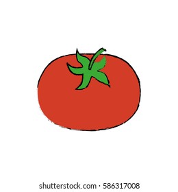Fresh and healthy vegetable icon vector illustration graphic design