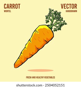 Fresh and healthy vegetables carrot