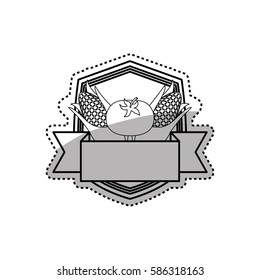 Fresh and healthy vegetables icon vector illustration graphic design