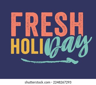 Fresh Holiday vector style for brand