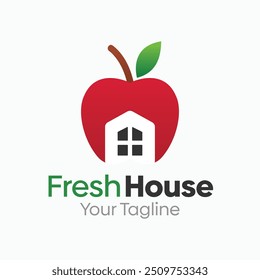 Fresh House Logo Design Template. Good for Business, Agency, Community and Organization