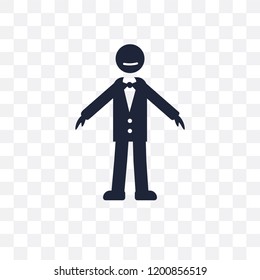 fresh human transparent icon. fresh human symbol design from Feelings collection. Simple element vector illustration on transparent background.