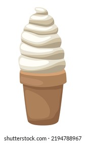 fresh ice cream cone icon
