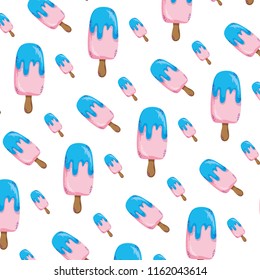 fresh ice lolly dessert background