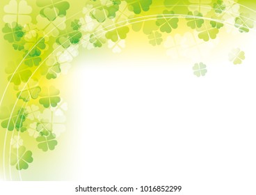 Fresh illustrations of clover