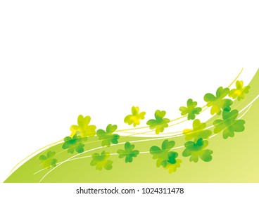 Fresh illustrations of clover