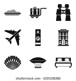 Fresh impression icons set. Simple set of 9 fresh impression vector icons for web isolated on white background