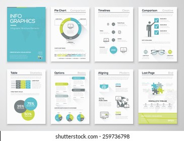 Fresh infographics vector concept. Business graphics brochures. Used for workflow layout, diagram, number options, step up options, web template, infographics, websites, brochures, flyers and prints.