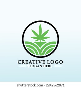 fresh and intelligent logo for a craft cannabis cultivator