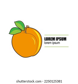 Logotipo orgánico fresco de cada planta con hojas aisladas sobre fondo blanco. Ilustración vectorial plana.