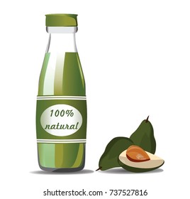 FRESH JUICE, AVOCADO VECTOR