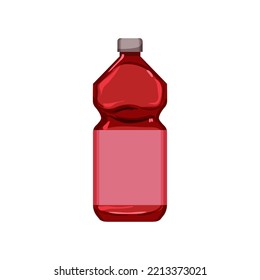 fresh juice bottle cartoon. fresh juice bottle sign. isolated symbol vector illustration