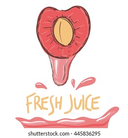 Fresh Juice. Drops and sprays. Cherry