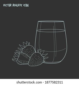 Fresh juice icon line element. Vector illustration of fresh juice icon line isolated on clean background for your web mobile app logo design.
