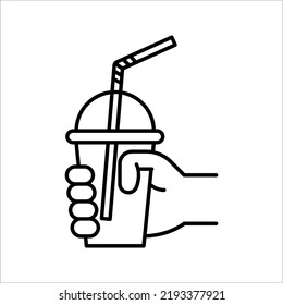 fresh juice icon, juice and orange, vector illustration on white background