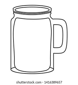fresh juice jar summer icon