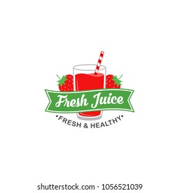 Fresh Juice Logo Design Vector