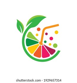 Fresh juice logo images illustration design