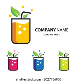 Fresh juice logo images illustration design