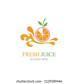 Fresh juice logo images illustration design