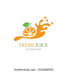 Fresh juice logo images illustration design