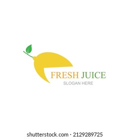 Fresh juice logo images illustration design