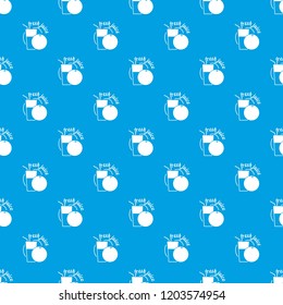 Fresh juice pattern vector seamless blue repeat for any use