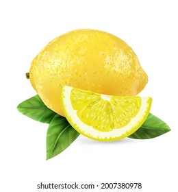 Fresh juice with a slice of lemon, a refreshing summer drink with ice. Healthy vitamin cocktail, lemonade.