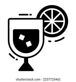 Fresh juice vector icon in trendy style 