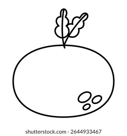 Fresco e suculento Mandarim Fruta Ícone Design