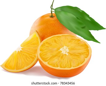 fresh juicy orange