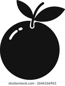 Ilustração de um delicioso Citrus Fruit Vetor de frutas laranja suculenta fresco perfeito para projetos de estilo de vida saudáveis, blogs de alimentos e receitas	