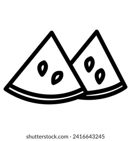 Fresh and juicy whole watermelons and slices. Set illustrations isolated on a white background.