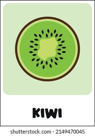 Frische Kiwi-TaschenVektorgrafik