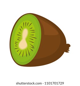 fresh kiwi fruit icon