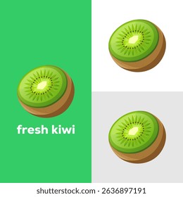 a Fresh Kiwi Fruit Slices