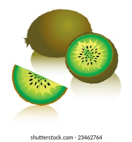 Fresh kiwi illustration