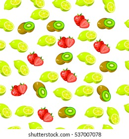fresh kiwi and slice