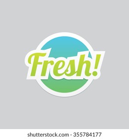 Fresh Label Vector Eps10