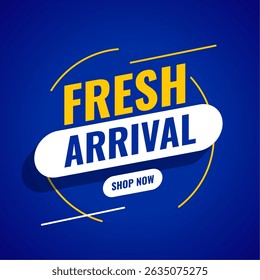 fresh and latest arrival sale offer template for business promotion vector