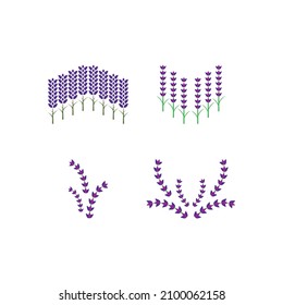 Frische Lavendel-Logo, Vektorgrafik-Design
