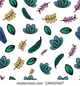 fresh leaf pattern, for ornaments and for all needs