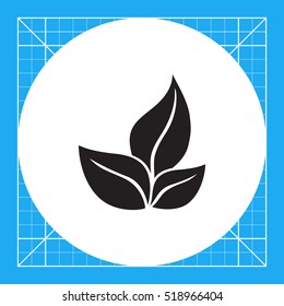 Fresh leaves icon