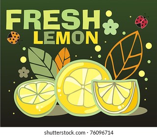 fresh lemon card