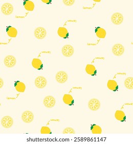 Fresh Lemon Delight – Citrus Pattern