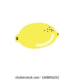 fresh lemon fruit isolated icon vector illustration design