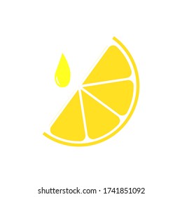 Frische Zitronenfrüchte auf weißem Hintergrund isoliert. Lemon Logo oder Abzeichen. Icon citrus