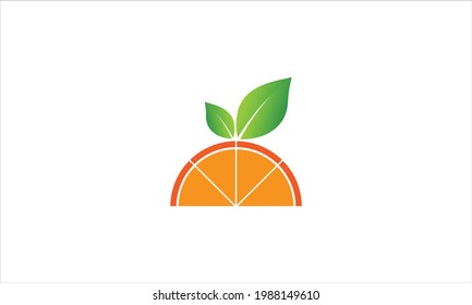 Fresh lemon fruit vector icon logo design illustration 
