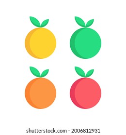 fresh lemon fruit vector illustration, lemon fruit icon, ripe and ripe lemon for fruit illustration