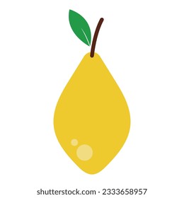 Fruto de limón fresco, colección de ilustraciones vectoriales